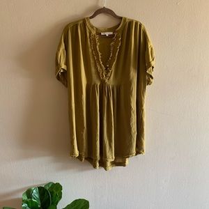 Olivaceous Green Oversized dress size small